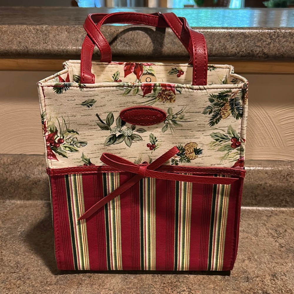 Longaberger Holiday small bag, New